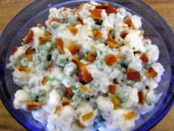 Crunchy Green Pea Salad