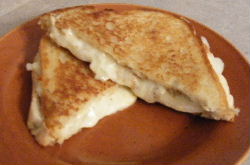 Grilled Cheese with onion & mustard