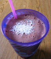 strawberry chocolate milkshake